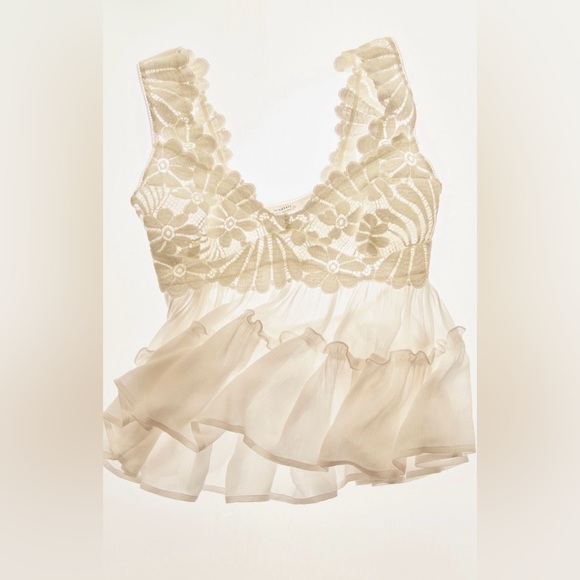 Intimately Petal Party Shapeless Cami NWOT clean ivory - Picture 5 of 5